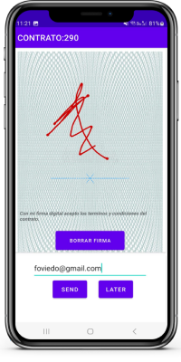Customer signatures, email and send!